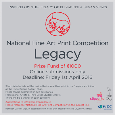 National Fine Art Print Competition poster